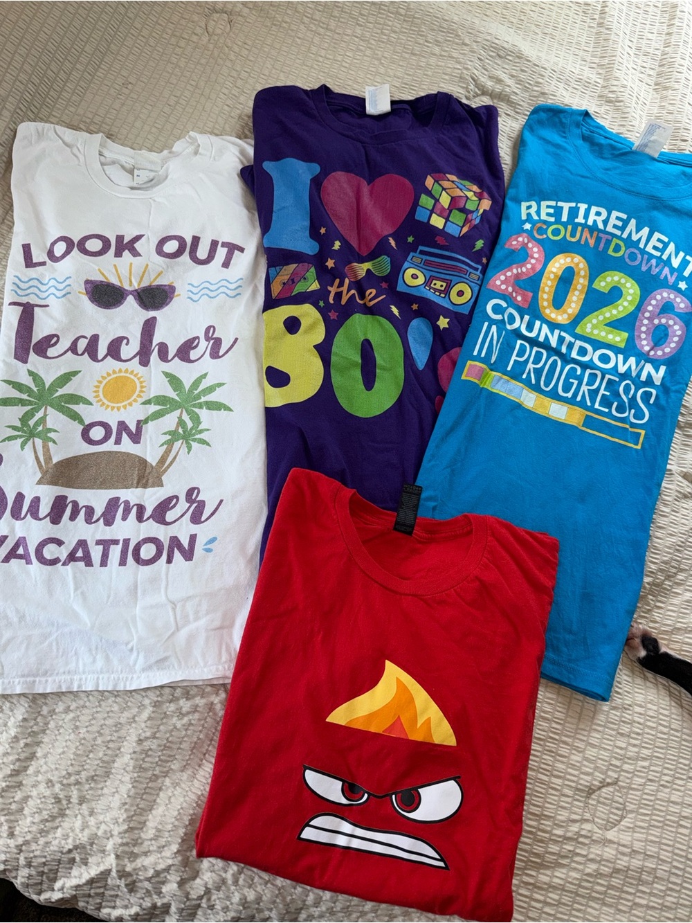 Medium Teacher Tee Bundle 4 Tees